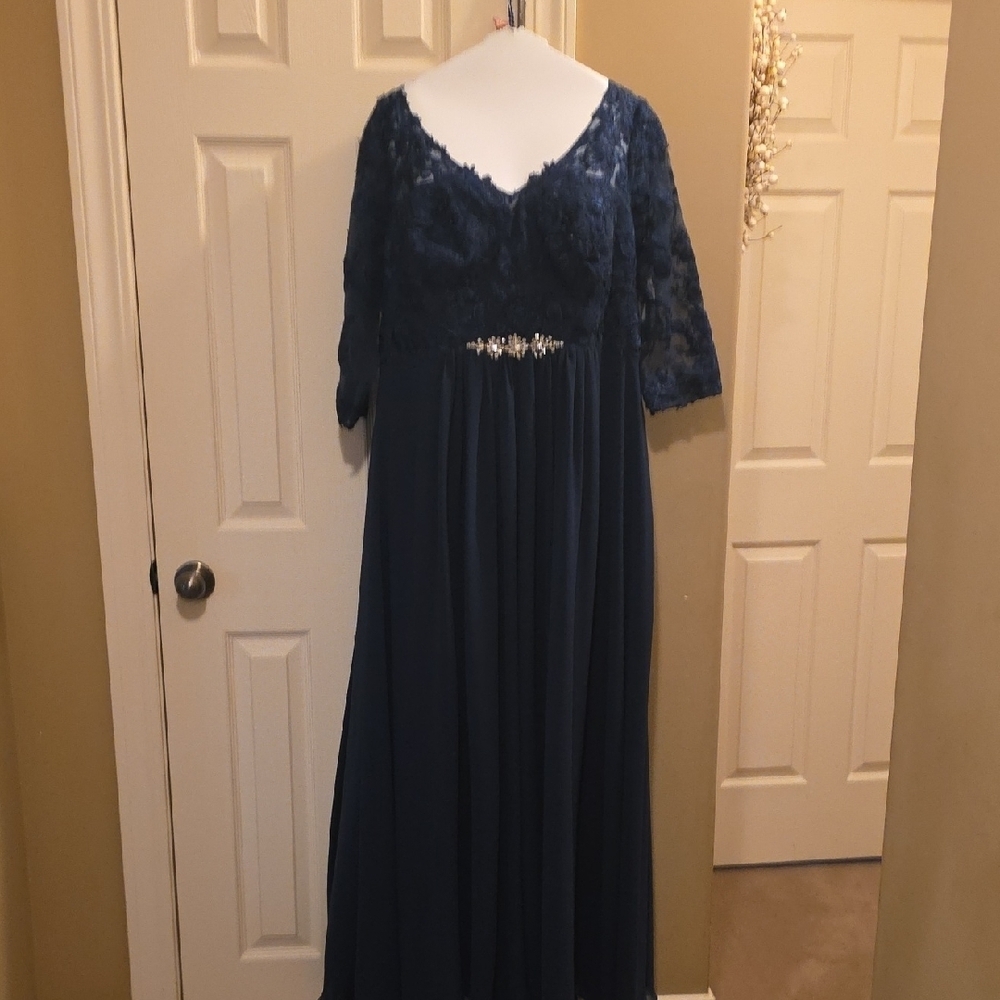 Azazie Midnight Blue Dress